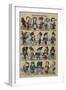 Sujets militaires grotesques-null-Framed Giclee Print