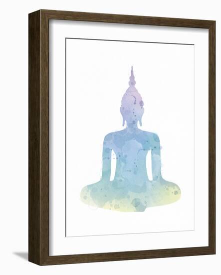 Sukhasana - Enlighten-Sasha Blake-Framed Art Print