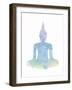 Sukhasana - Enlighten-Sasha Blake-Framed Art Print