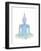 Sukhasana - Enlighten-Sasha Blake-Framed Art Print