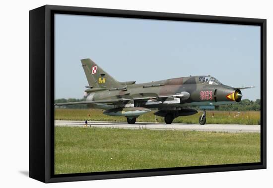 Sukhoi Su-22M Fitter from the Polish Air Force-Stocktrek Images-Framed Stretched Canvas