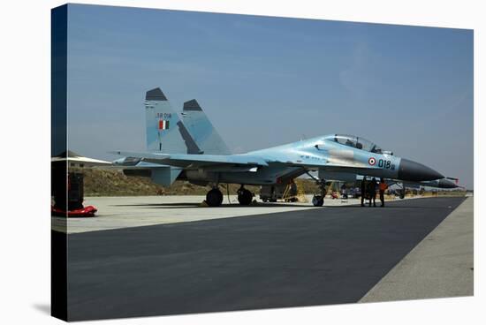 Sukhoi Su-30 Aircraft from the Indian Air Force at Istres Air Base-Stocktrek Images-Stretched Canvas