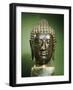 Sukhothai Bronze Head of Buddha-null-Framed Giclee Print