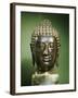 Sukhothai Bronze Head of Buddha-null-Framed Giclee Print