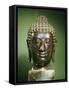 Sukhothai Bronze Head of Buddha-null-Framed Stretched Canvas