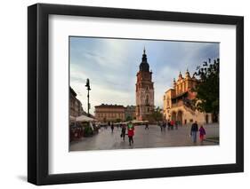 Sukiennice, the Renaisssance Cloth Hall, Rynek Glowny the Main Market Square, Krakow, Poland-null-Framed Photographic Print