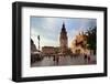 Sukiennice, the Renaisssance Cloth Hall, Rynek Glowny the Main Market Square, Krakow, Poland-null-Framed Photographic Print