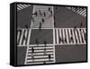 Sukiyabashi Pedestrian Crossing, Ginza, Tokyo, Japan-Gavin Hellier-Framed Stretched Canvas