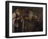 Sukkot in the Synagogue-Frank Wright Bourdillon-Framed Giclee Print