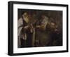 Sukkot in the Synagogue-Frank Wright Bourdillon-Framed Giclee Print