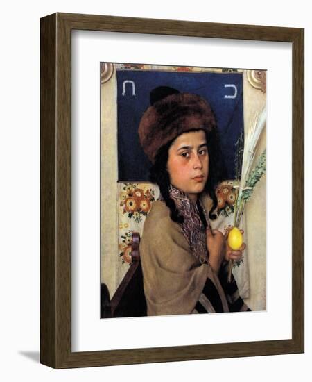 Sukkoth-Isidor Kaufmann-Framed Art Print