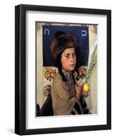 Sukkoth-Isidor Kaufmann-Framed Art Print