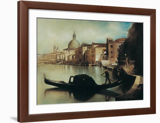 Sul Canal Grande-A^ Sgarbossa-Framed Art Print