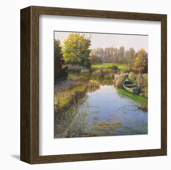 Sul fiume-Adriano Galasso-Framed Art Print