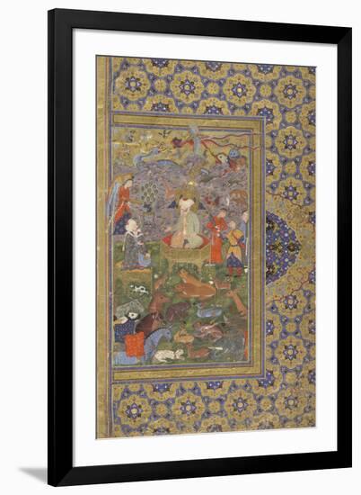 Sulaiman Enthroned-null-Framed Giclee Print