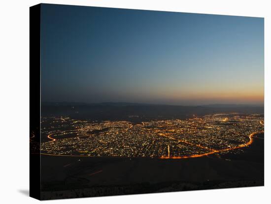 Sulaymaniyah at Night, Iraq, Middle East-Mark Chivers-Stretched Canvas