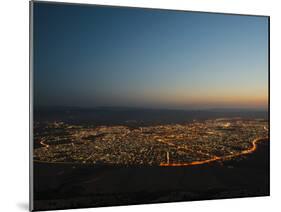 Sulaymaniyah at Night, Iraq, Middle East-Mark Chivers-Mounted Photographic Print