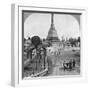 Sule Pagoda from Pagoda Street, Rangoon, Burma, 1908-null-Framed Photographic Print