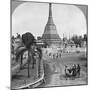 Sule Pagoda from Pagoda Street, Rangoon, Burma, 1908-null-Mounted Photographic Print