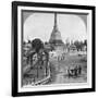 Sule Pagoda from Pagoda Street, Rangoon, Burma, 1908-null-Framed Photographic Print