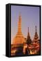 Sule Pagoda, Yangon (Rangoon), Myanmar (Burma), Asia-Richard Cummins-Framed Stretched Canvas