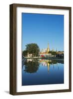 Sule Paya (Sule Pagoda), Yangon (Rangoon), Myanmar (Burma), Asia-Christian Kober-Framed Photographic Print