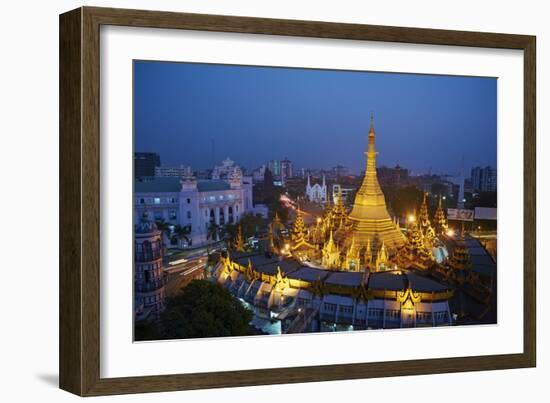 Sule Paya, Yangon (Rangoon), Myanmar (Burma), Asia-Tuul-Framed Photographic Print