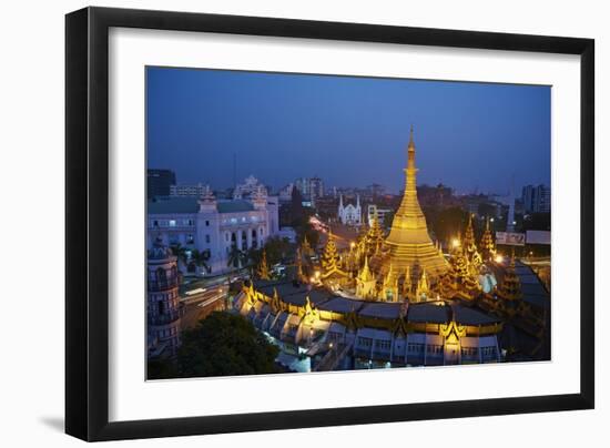 Sule Paya, Yangon (Rangoon), Myanmar (Burma), Asia-Tuul-Framed Photographic Print