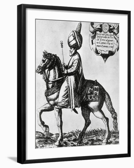 Suleiman I, known as Suleiman the Magnificent-null-Framed Giclee Print