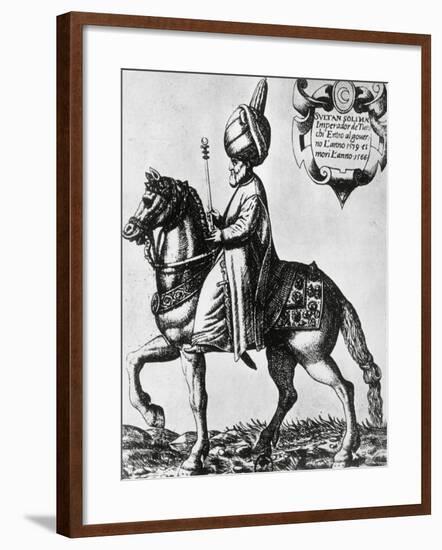 Suleiman I, known as Suleiman the Magnificent-null-Framed Giclee Print