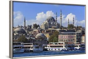 Sulemaniye Mosque, Eminonu and Bazaar District, Istanbul, Turkey, Europe-Richard-Framed Photographic Print