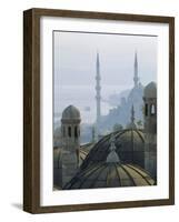 Suleymaniye Complex Overlooking the Bosphorus, Istanbul, Turkey, Europe-Upperhall Ltd-Framed Photographic Print