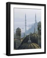 Suleymaniye Complex Overlooking the Bosphorus, Istanbul, Turkey, Europe-Upperhall Ltd-Framed Photographic Print