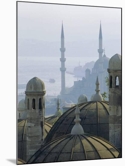Suleymaniye Complex Overlooking the Bosphorus, Istanbul, Turkey, Europe-Upperhall Ltd-Mounted Photographic Print