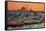 Suleymaniye Mosque and City Skyline at Sunset, Istanbul, Turkey-Stefano Politi Markovina-Framed Stretched Canvas