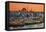 Suleymaniye Mosque and City Skyline at Sunset, Istanbul, Turkey-Stefano Politi Markovina-Framed Stretched Canvas