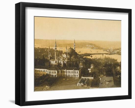 Suleymaniye Mosque and Golden Horn-null-Framed Photographic Print