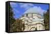 Suleymaniye Mosque, Eminonu and Bazaar District, Istanbul, Turkey, Europe-Richard Cummins-Framed Stretched Canvas