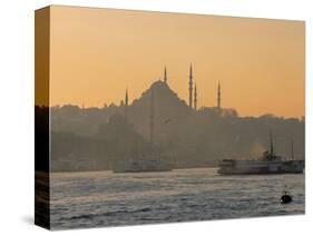 Suleymaniye Mosque, Istanbul, Turkey, Istanbul, Turkey-Jon Arnold-Stretched Canvas
