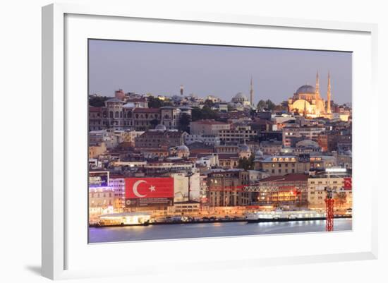 Suleymaniye Mosque. Istanbul. Turkey-Tom Norring-Framed Photographic Print