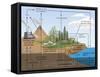Sulfur Cycle, Biosphere, Atmosphere, Earth Sciences-Encyclopaedia Britannica-Framed Stretched Canvas