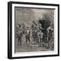 Sulfur Mining in Sicily-Stefano Bianchetti-Framed Giclee Print