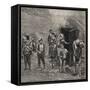 Sulfur Mining in Sicily-Stefano Bianchetti-Framed Stretched Canvas