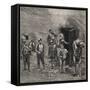 Sulfur Mining in Sicily-Stefano Bianchetti-Framed Stretched Canvas