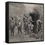 Sulfur Mining in Sicily-Stefano Bianchetti-Framed Stretched Canvas