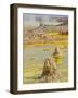 Sulfuric acid pond and fumarole at Dallol maar in Ethiopia-Christophe Boisvieux-Framed Photographic Print