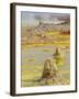 Sulfuric acid pond and fumarole at Dallol maar in Ethiopia-Christophe Boisvieux-Framed Photographic Print