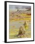 Sulfuric acid pond and fumarole at Dallol maar in Ethiopia-Christophe Boisvieux-Framed Photographic Print