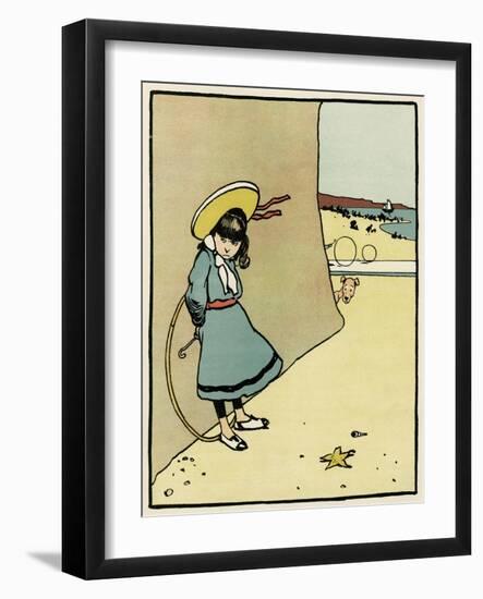 Sulky Girl C1900-John Hassall-Framed Art Print