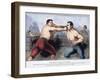 Sullivan and Kilrain Fight-null-Framed Giclee Print